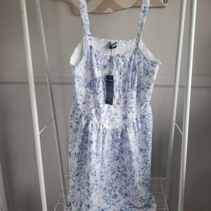 NWT Scarlet Darkness Summer Floral Corset Dress 2x Pockets